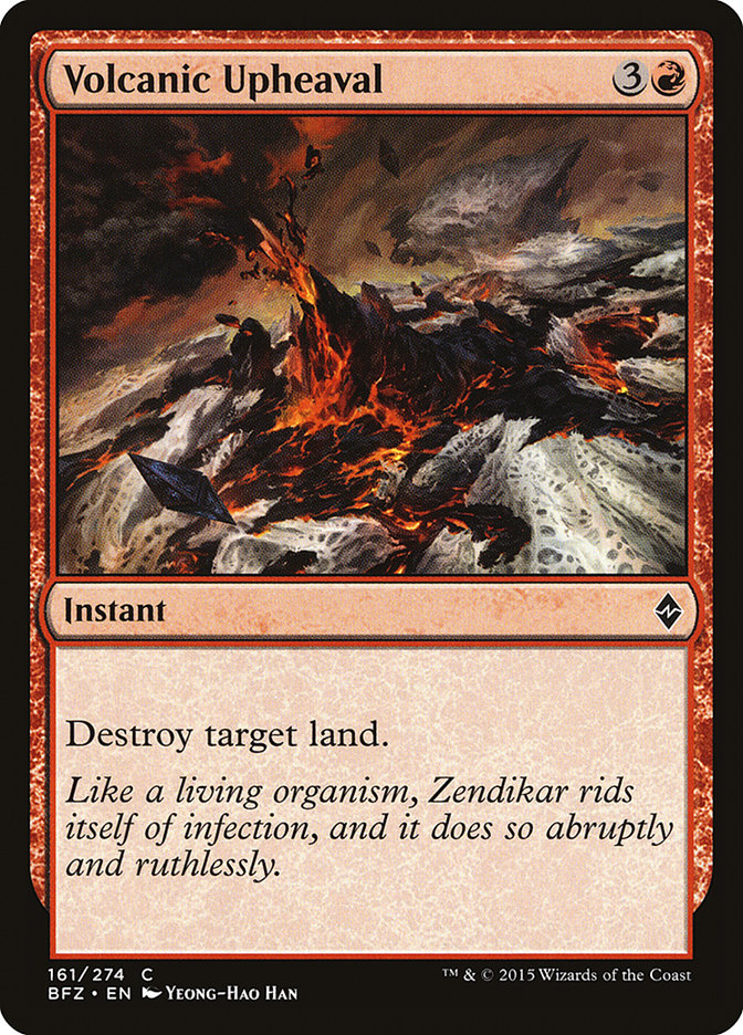 Volcanic Upheaval [Battle for Zendikar] | Black Swamp Games