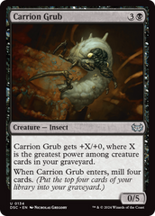 Carrion Grub [Duskmourn: House of Horror Commander] | Black Swamp Games