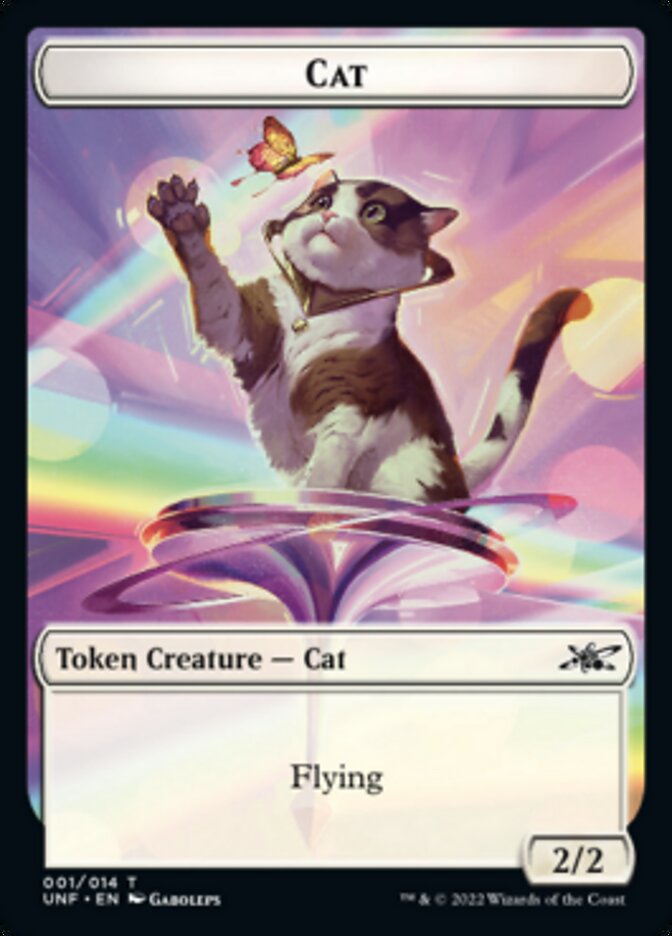 Cat Token [Unfinity Tokens] | Black Swamp Games
