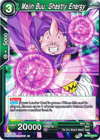 Majin Buu, Ghastly Energy (BT11-070) [Vermilion Bloodline] | Black Swamp Games
