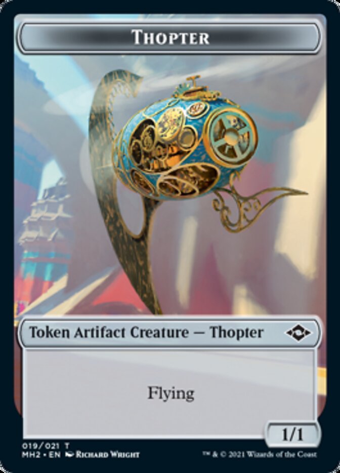 Food (17) // Thopter Double-Sided Token [Modern Horizons 2 Tokens] | Black Swamp Games