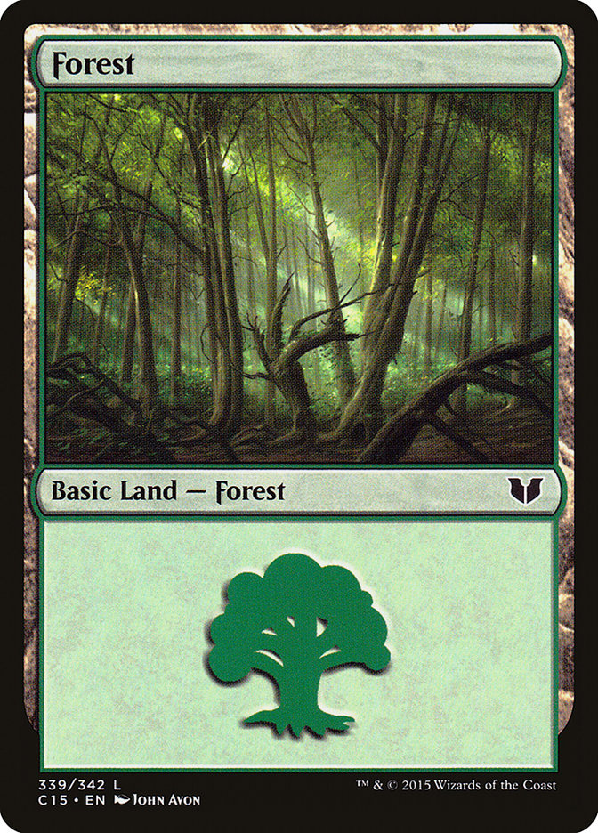 Forest (339) [Commander 2015] | Black Swamp Games