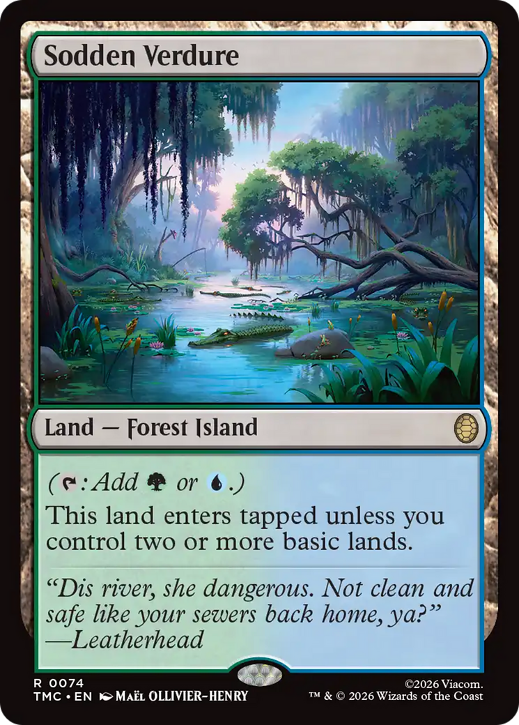 Sodden Verdure [Teenage Mutant Ninja Turtles Commander] | Black Swamp Games