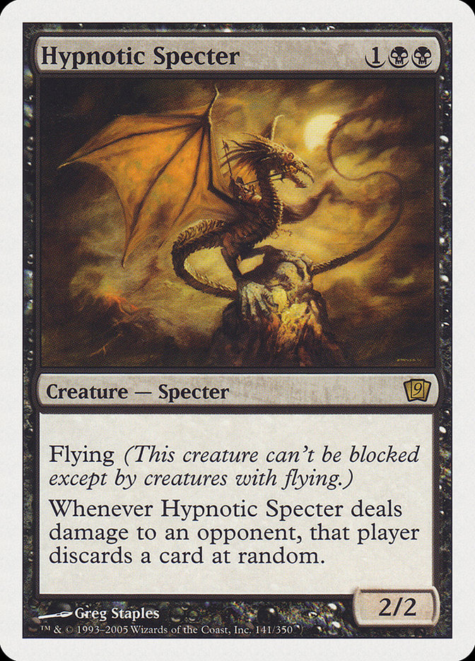 Hypnotic Specter (9th Edition) (Oversized) [Oversize Cards] | Black Swamp Games