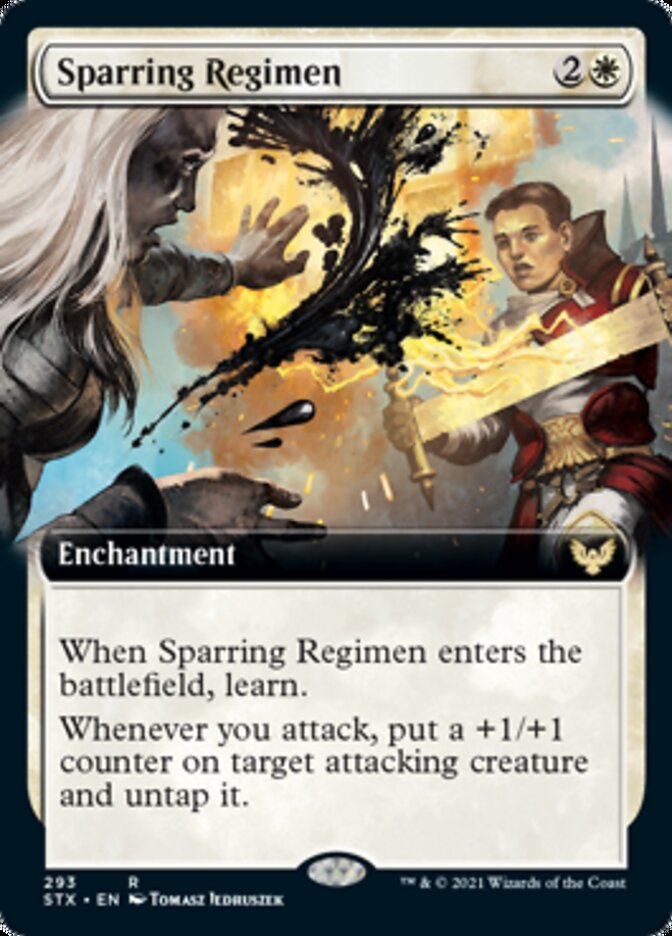 Sparring Regimen (Extended Art) [Strixhaven: School of Mages] | Black Swamp Games