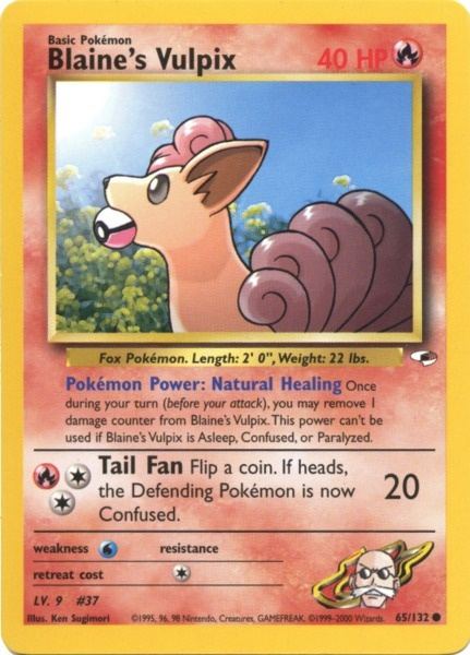 Blaine's Vulpix (65/132) [Gym Heroes Unlimited] | Black Swamp Games