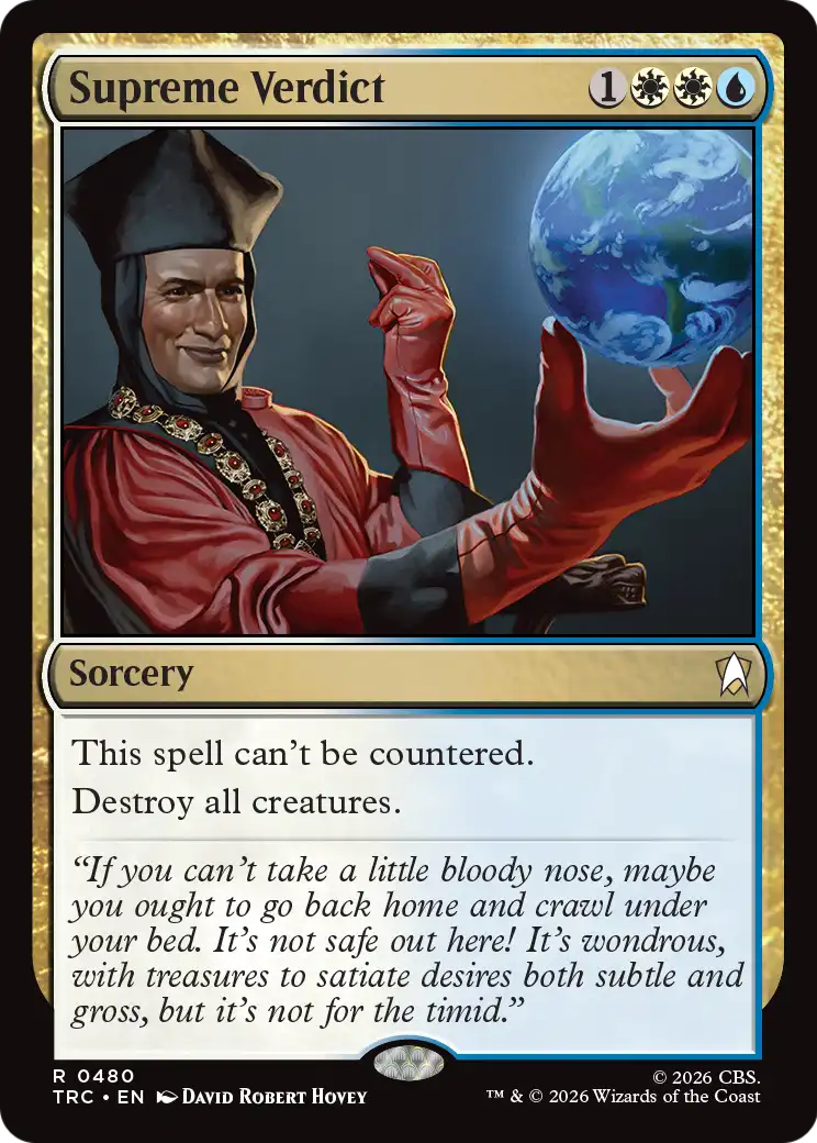 Supreme Verdict (Surge Foil) [Star Trek Commander] | Black Swamp Games