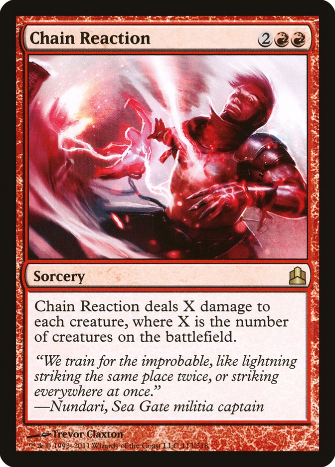 Chain Reaction [Commander 2011] | Black Swamp Games