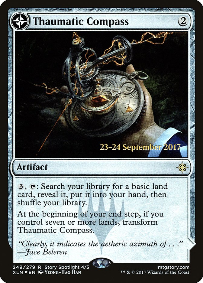Thaumatic Compass // Spires of Orazca [Ixalan Prerelease Promos] | Black Swamp Games