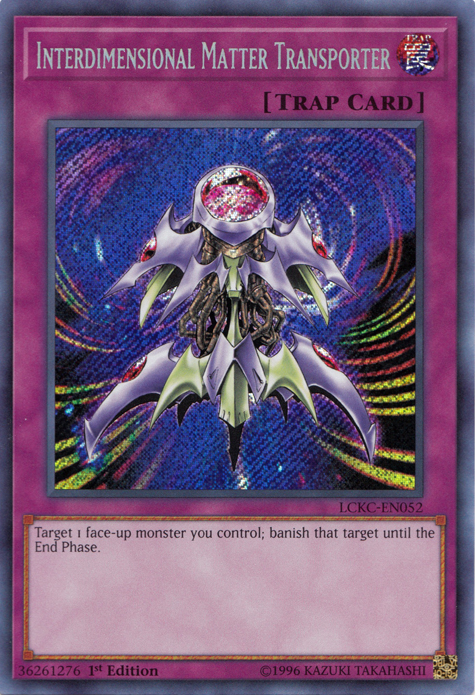 Interdimensional Matter Transporter [LCKC-EN052] Secret Rare | Black Swamp Games