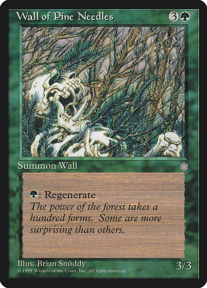 Wall of Pine Needles [Ice Age] | Black Swamp Games