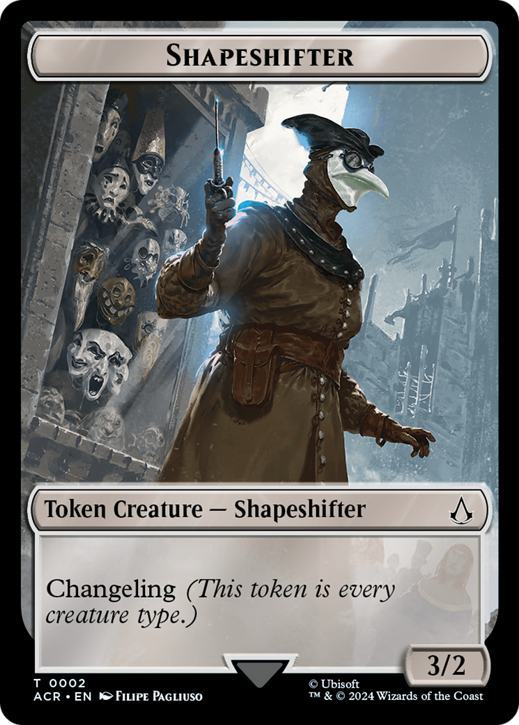 Shapeshifter Token [Assassin's Creed Tokens] | Black Swamp Games