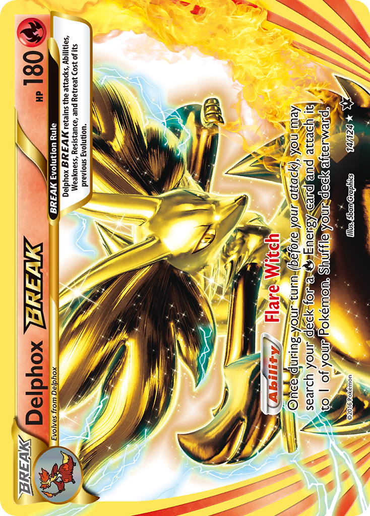 Delphox BREAK (14/124) [XY: Fates Collide] | Black Swamp Games