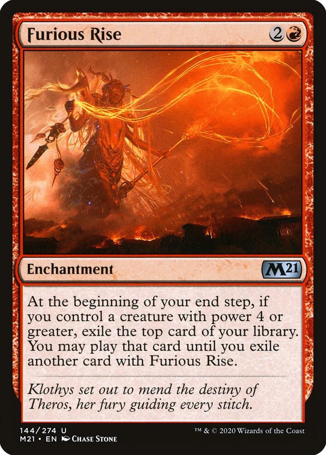Furious Rise [Core Set 2021] | Black Swamp Games