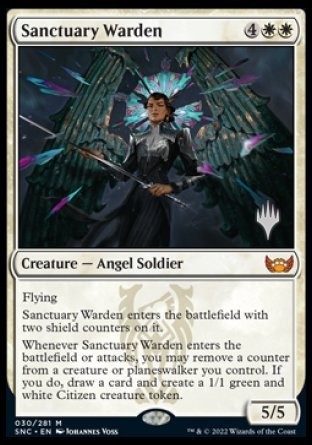 Sanctuary Warden (Promo Pack) [Streets of New Capenna Promos] | Black Swamp Games