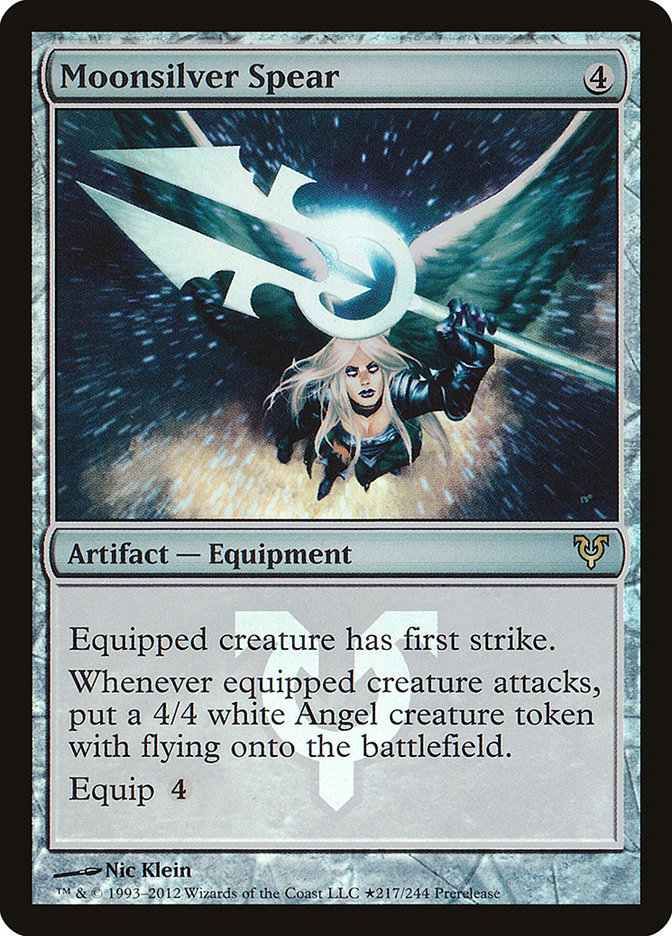Moonsilver Spear [Avacyn Restored Prerelease Promos] | Black Swamp Games