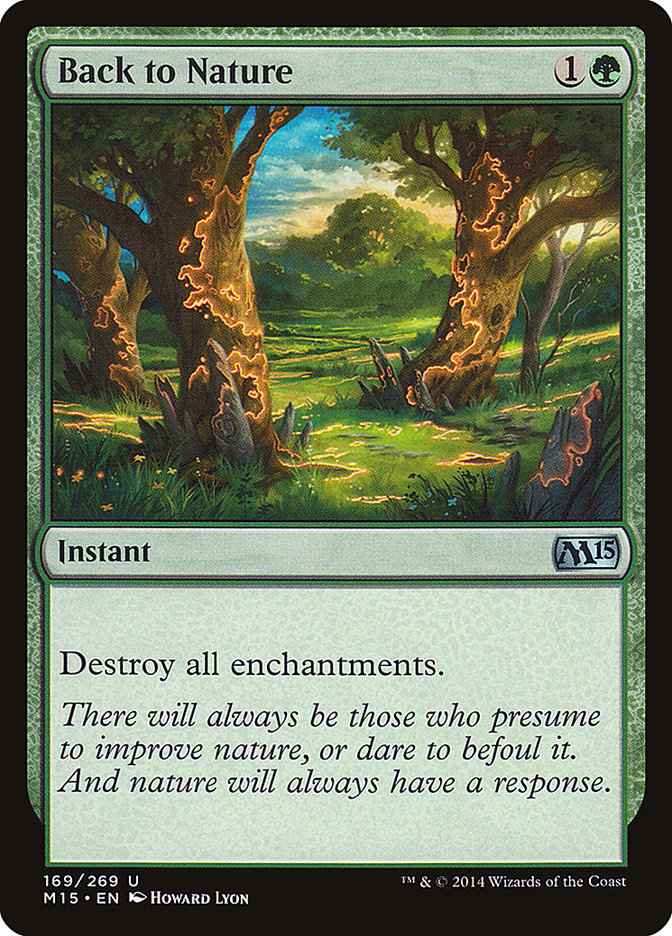 Back to Nature [Magic 2015] | Black Swamp Games