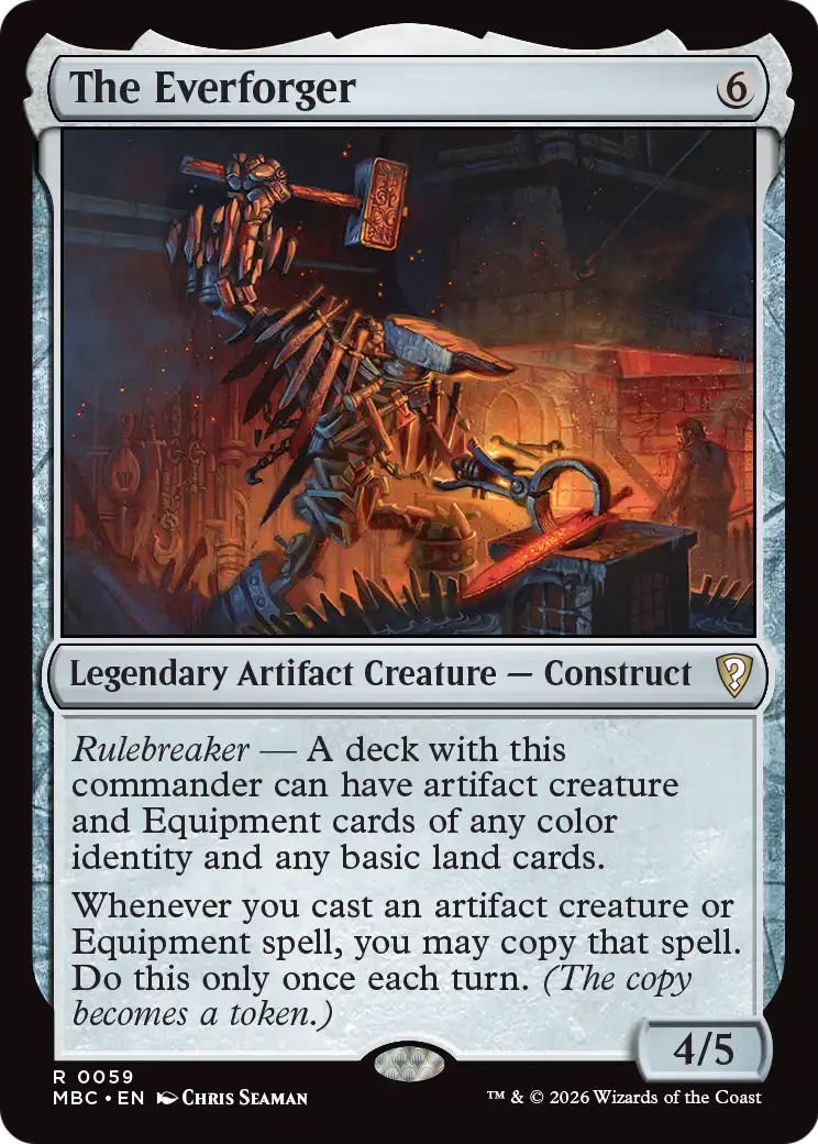 The Everforger [Mystery Booster: Commander Edition] | Black Swamp Games