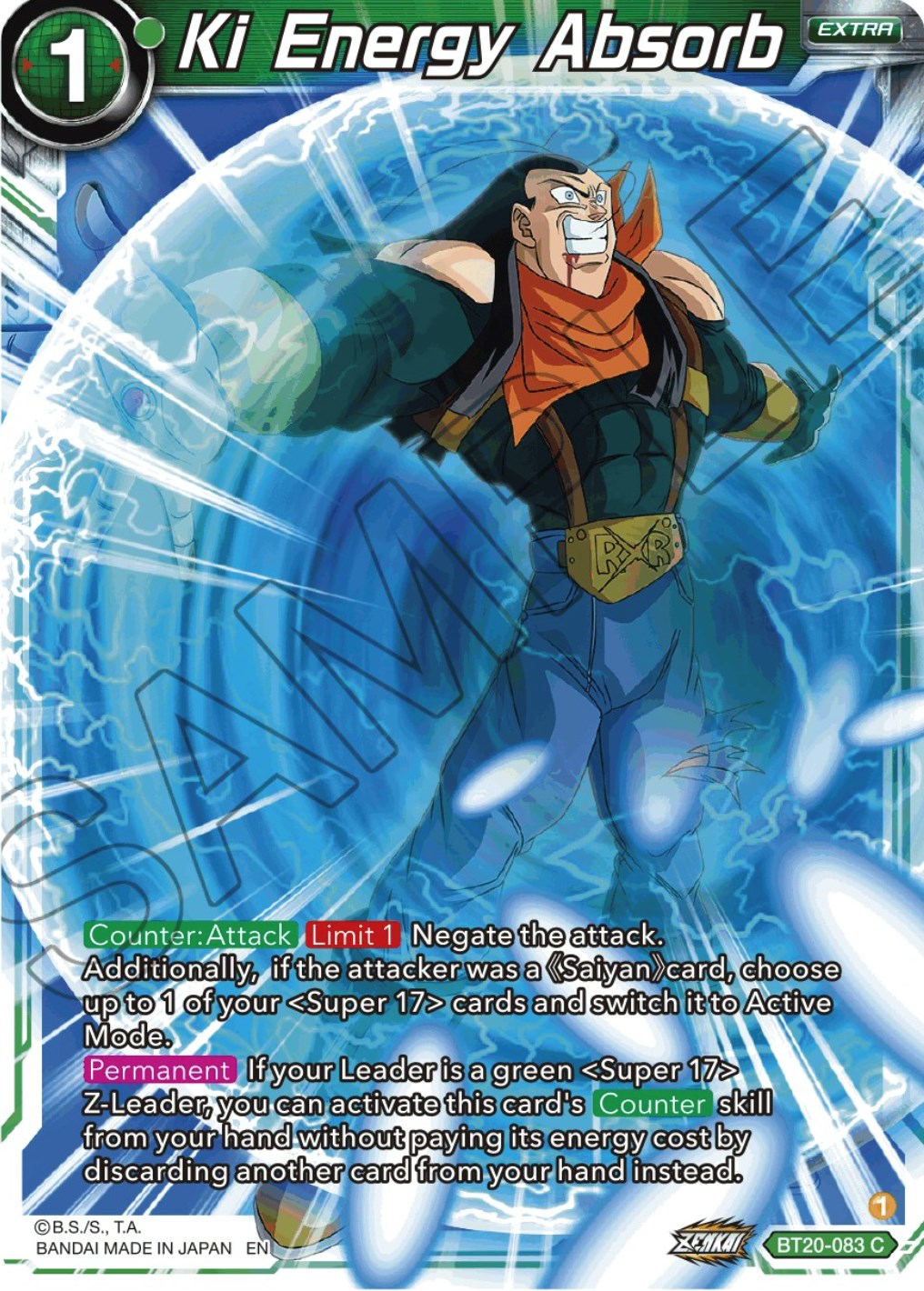 Ki Energy Absorb (BT20-083) [Power Absorbed] | Black Swamp Games