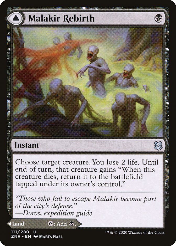 Malakir Rebirth // Malakir Mire [Zendikar Rising] | Black Swamp Games