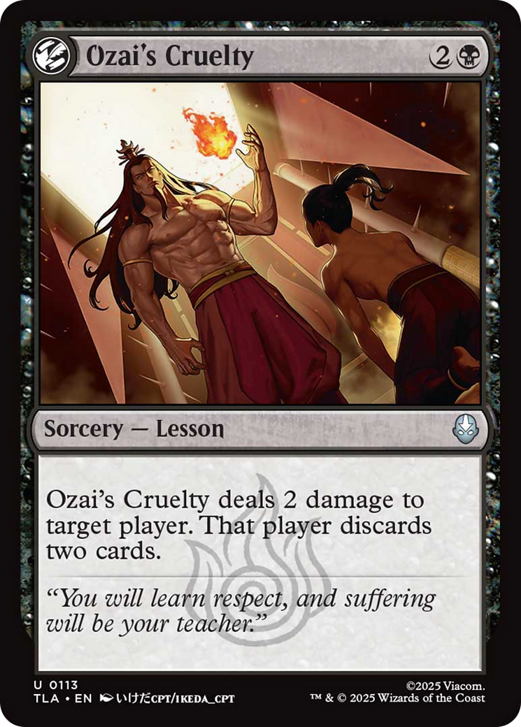Ozai's Cruelty [Avatar: The Last Airbender] | Black Swamp Games