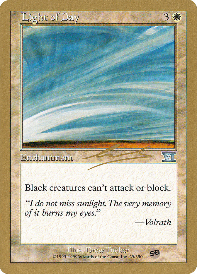 Light of Day (Nicolas Labarre) (SB) [World Championship Decks 2000] | Black Swamp Games