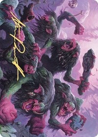 Hagi Mob Art Card (Gold-Stamped Signature) [Kaldheim Art Series] | Black Swamp Games