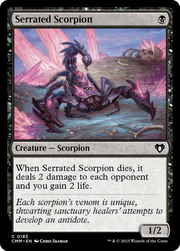 Serrated Scorpion [Commander Masters] | Black Swamp Games