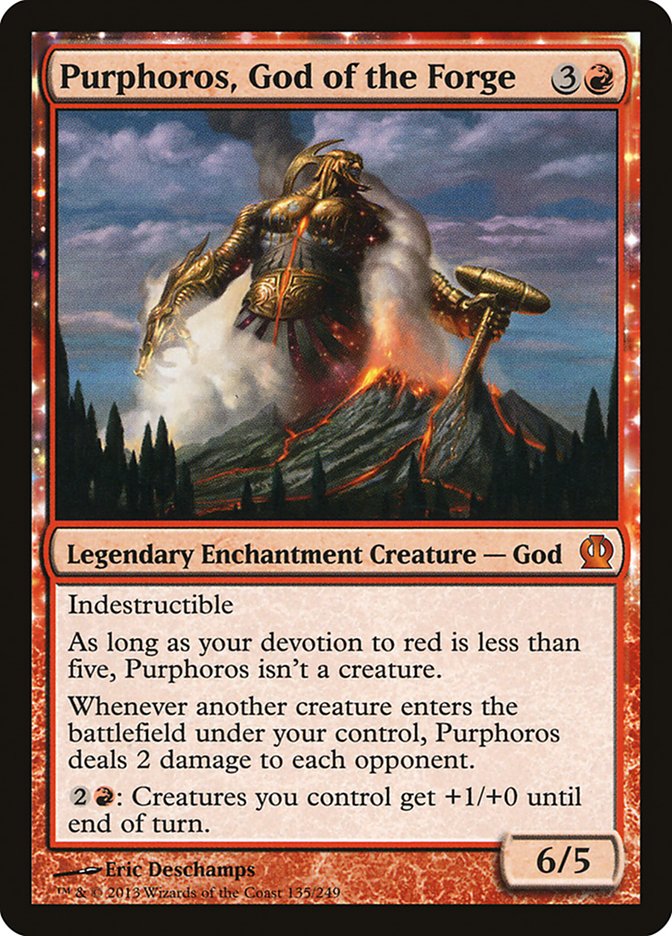 Purphoros, God of the Forge [Theros] | Black Swamp Games