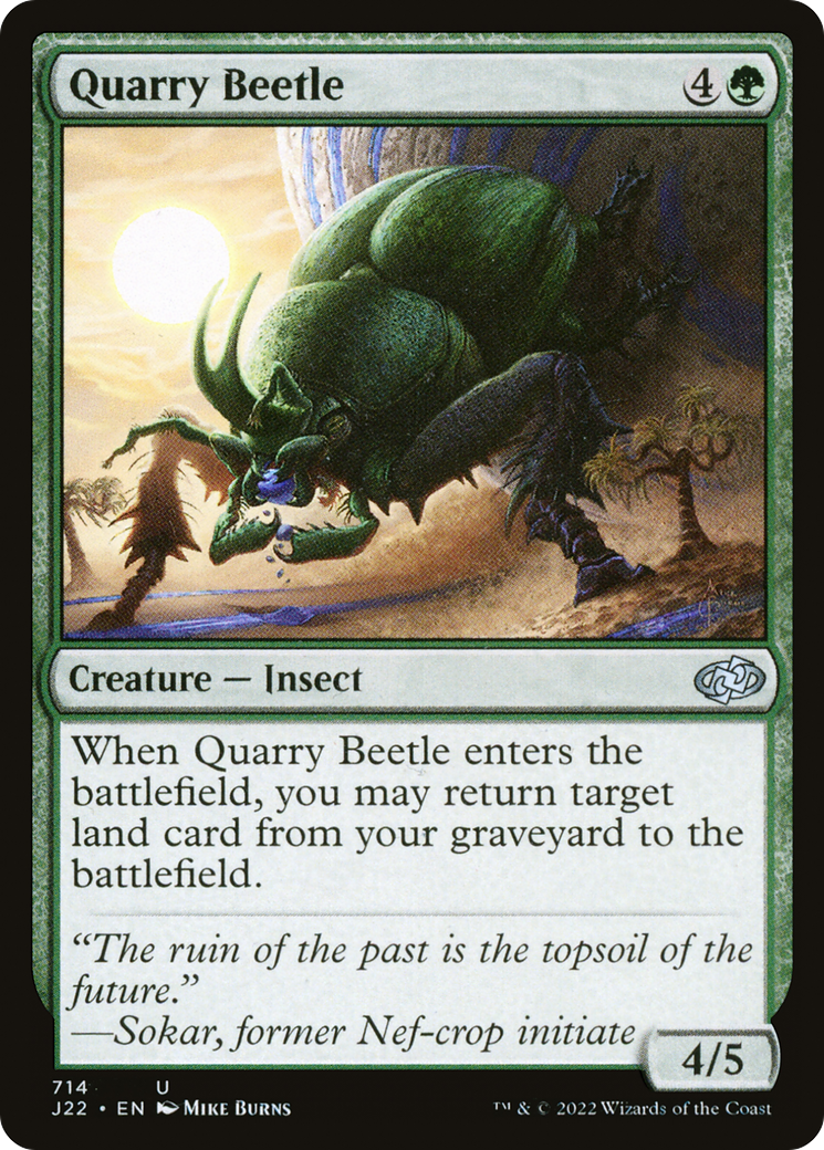Quarry Beetle [Jumpstart 2022] | Black Swamp Games