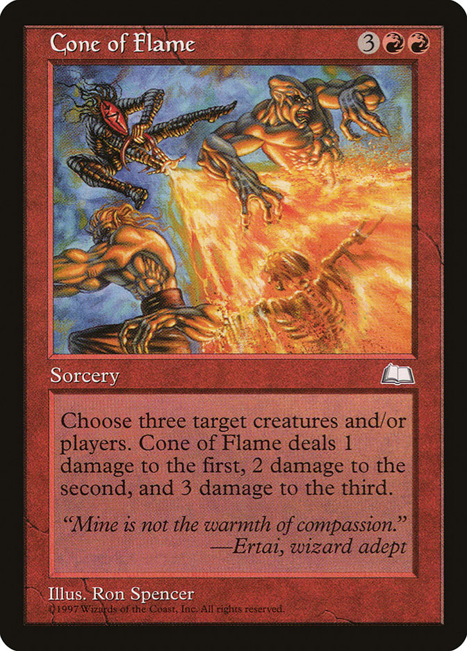 Cone of Flame [Weatherlight] | Black Swamp Games