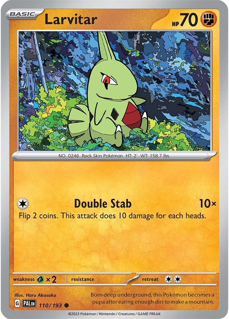 Larvitar (110/193) [Scarlet & Violet: Paldea Evolved] | Black Swamp Games