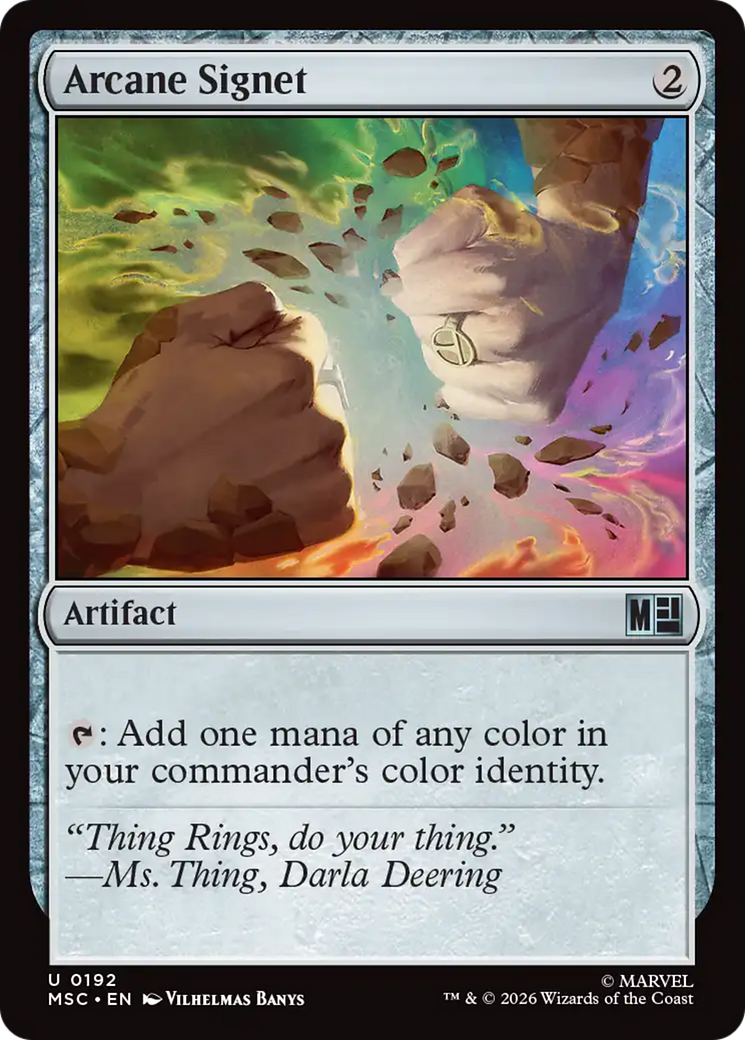 Arcane Signet (0192) [Marvel Super Heroes Commander] | Black Swamp Games