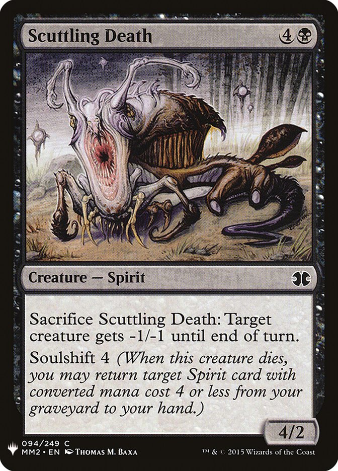 Scuttling Death [Mystery Booster] | Black Swamp Games