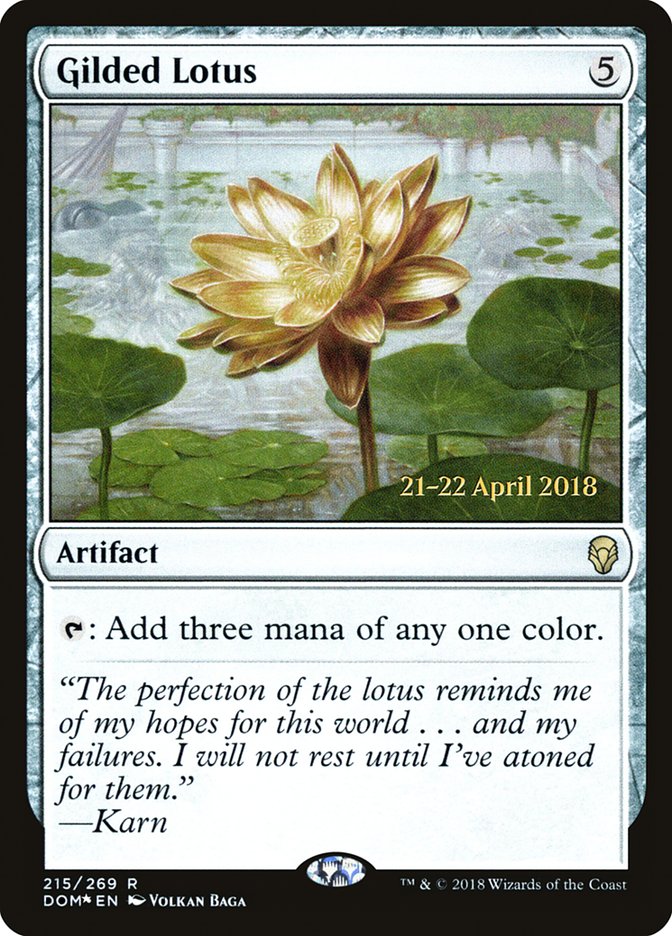 Gilded Lotus [Dominaria Prerelease Promos] | Black Swamp Games