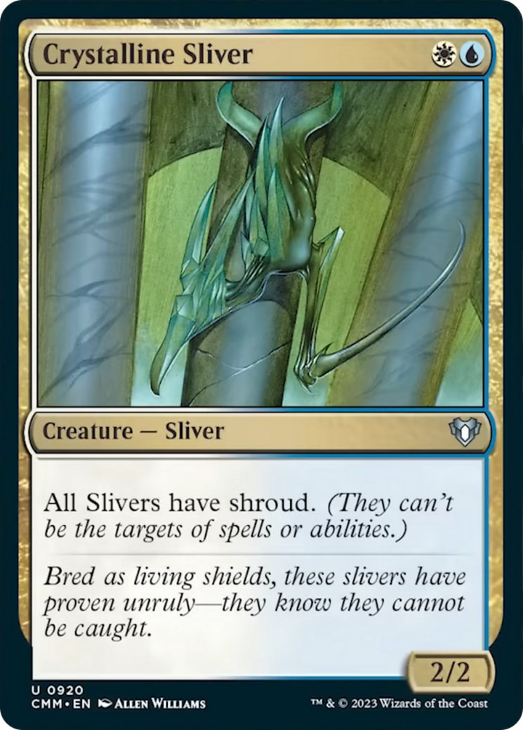 Crystalline Sliver [Commander Masters] | Black Swamp Games