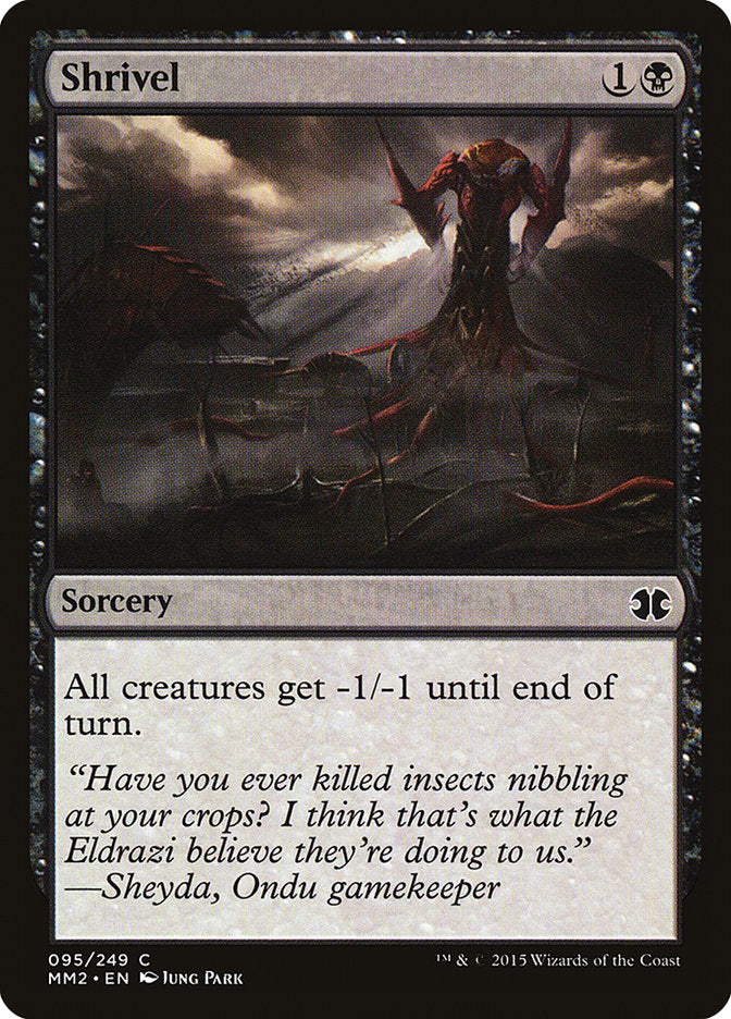 Shrivel [Modern Masters 2015] | Black Swamp Games