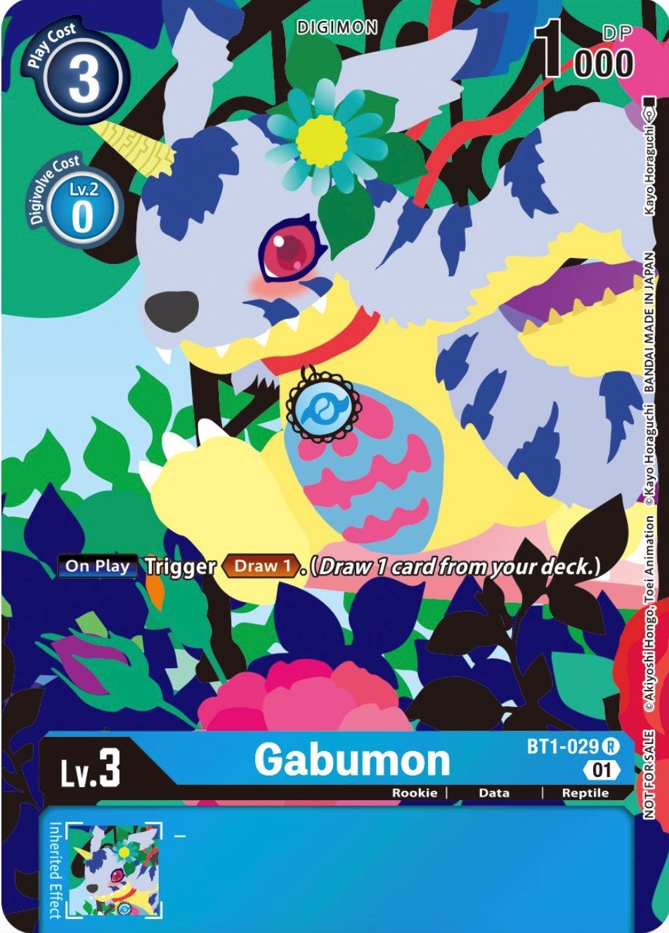 Gabumon [BT1-029] (Tamer's Card Set 2 Floral Fun) [Release Special Booster Promos] | Black Swamp Games