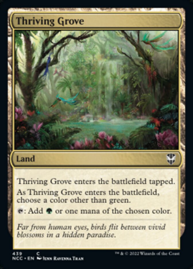 Thriving Grove [Streets of New Capenna Commander] | Black Swamp Games