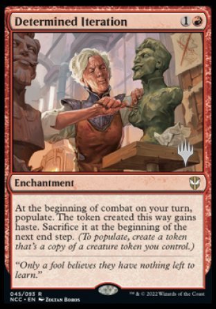 Determined Iteration (Promo Pack) [Streets of New Capenna Commander Promos] | Black Swamp Games
