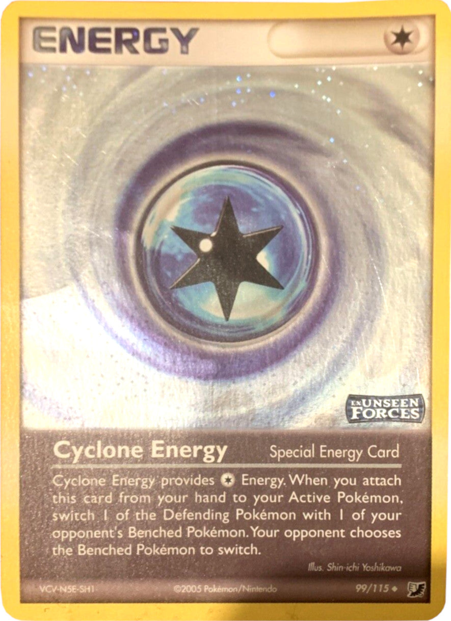 Cyclone Energy (99/115) (Stamped) [EX: Unseen Forces] | Black Swamp Games