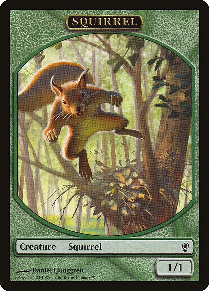 Squirrel Token [Conspiracy Tokens] | Black Swamp Games