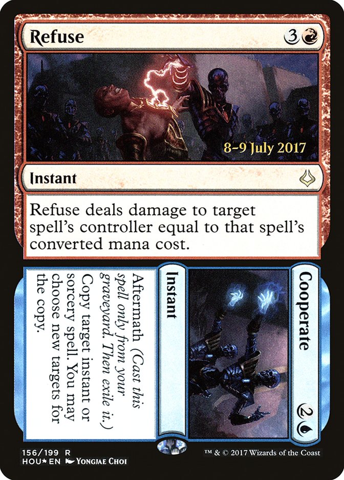 Refuse // Cooperate [Hour of Devastation Prerelease Promos] | Black Swamp Games