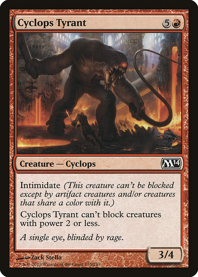 Cyclops Tyrant [Magic 2014] | Black Swamp Games
