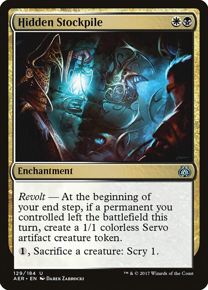 Hidden Stockpile [Aether Revolt] | Black Swamp Games
