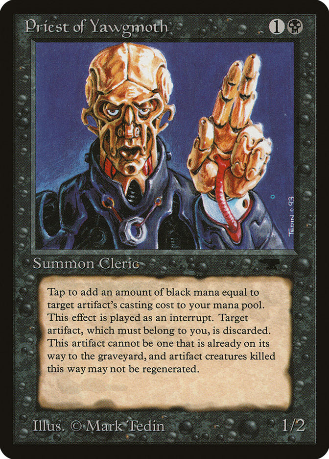 Priest of Yawgmoth [Antiquities] | Black Swamp Games