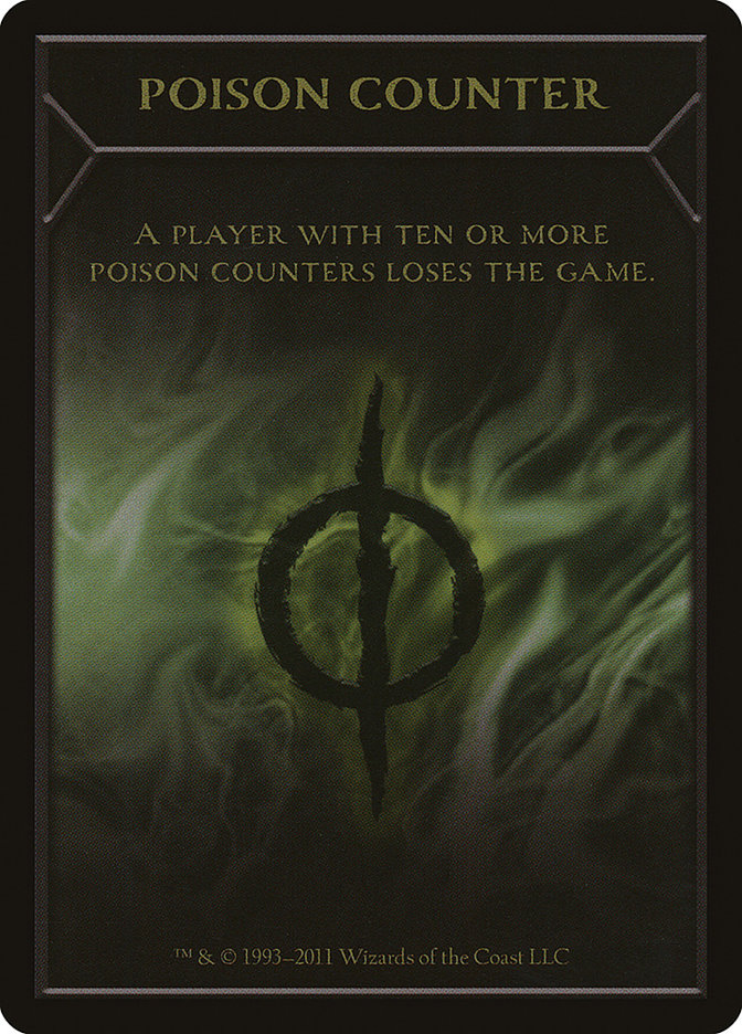 Poison Counter [New Phyrexia Tokens] | Black Swamp Games
