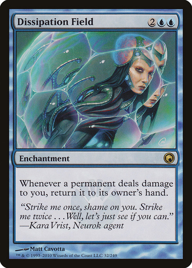 Dissipation Field [Scars of Mirrodin] | Black Swamp Games