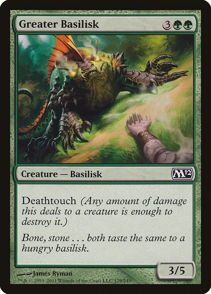 Greater Basilisk [Magic 2012] | Black Swamp Games