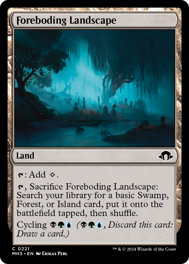 Foreboding Landscape [Modern Horizons 3] | Black Swamp Games